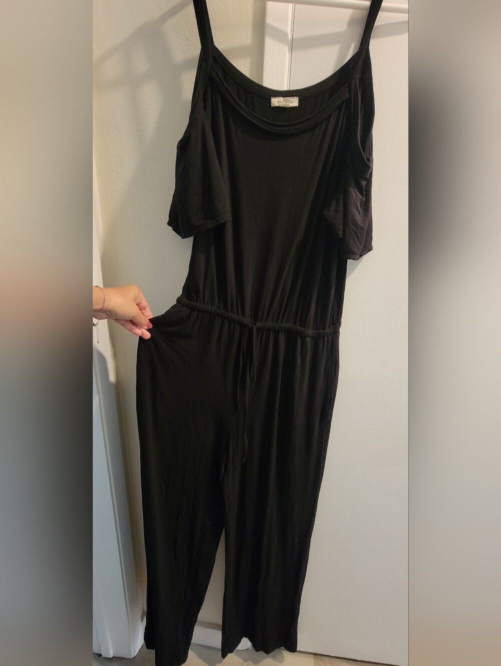 Max Studio Black Jumpsuit L